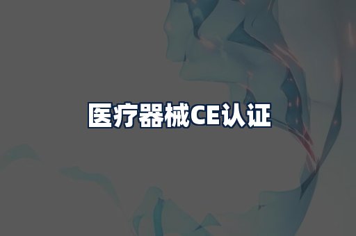 医疗器械CE认证
